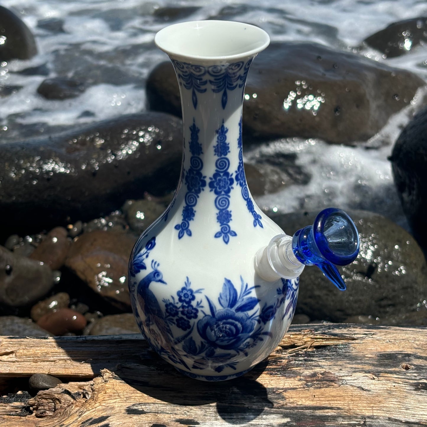 “Porcelain Persuasion” Vintage China Upcycled Bong