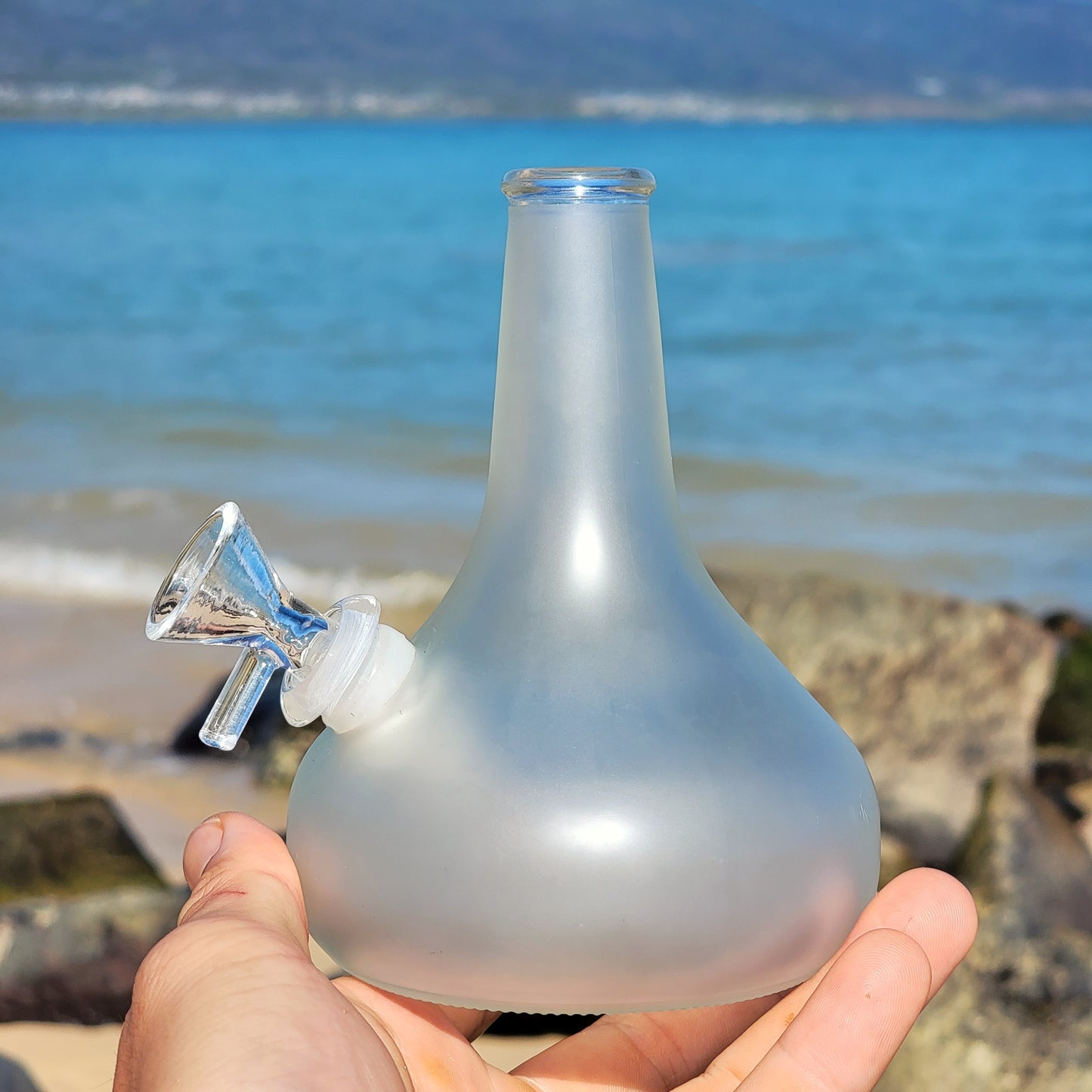 "Bongby" Upcycled Glass Bottle Bong