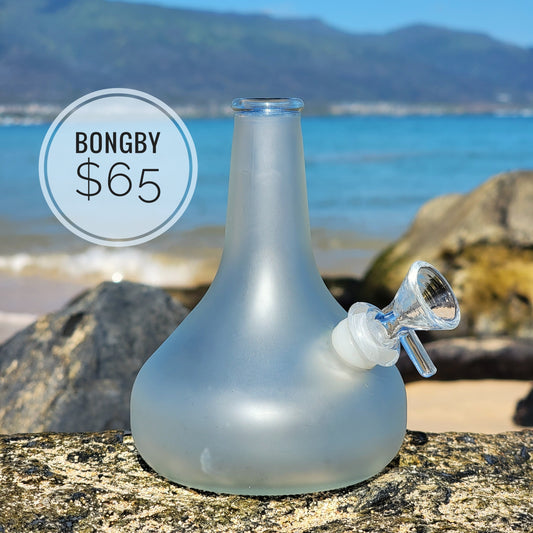 "Bongby" Upcycled Glass Bottle Bong