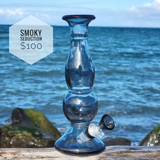 "Smoky Seduction" Upcycled Glass Bong