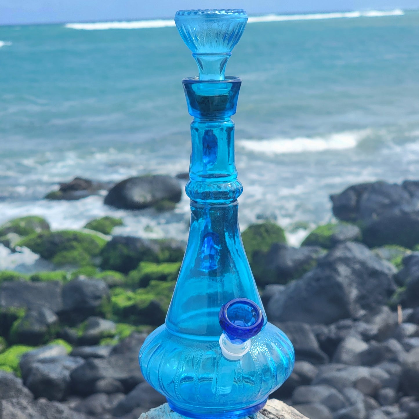 Vintage Decanter Bong “Azure Excellence”