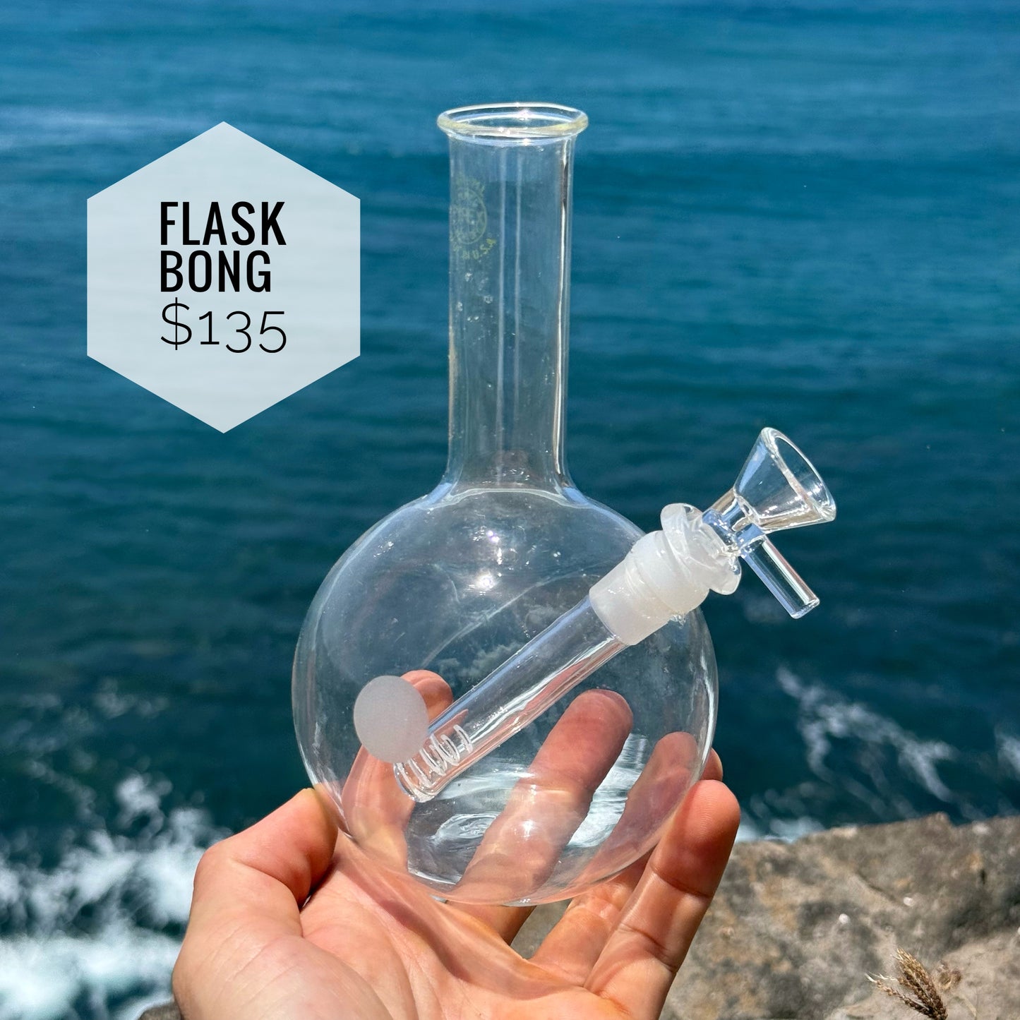 "Flask Bong" Upcycled Flask Bong