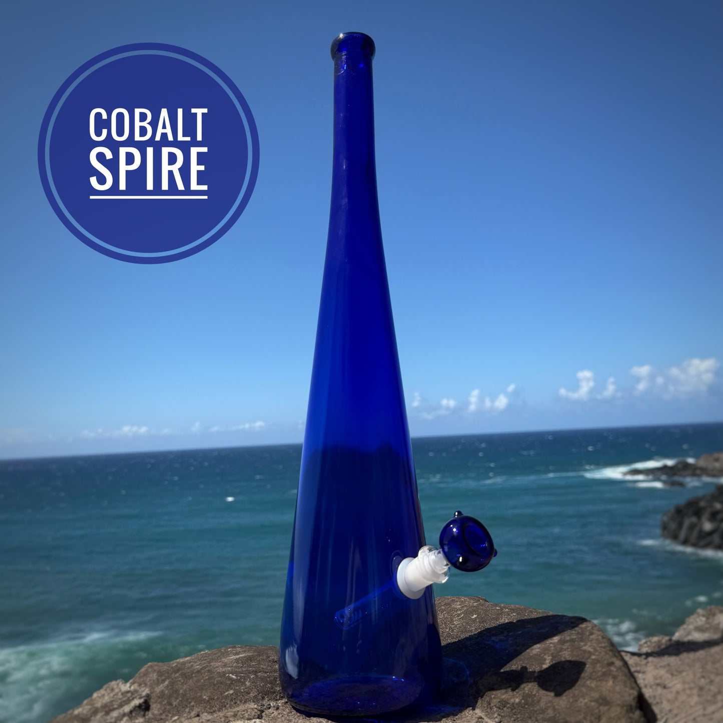 Vintage Vase Bong “Cobalt Spire”
