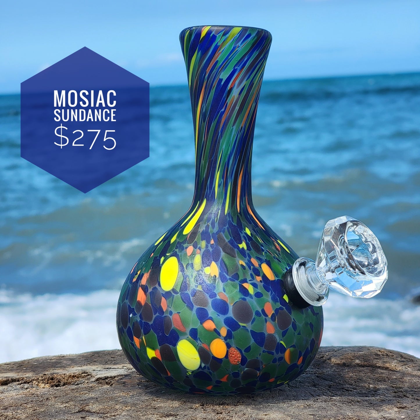Vintage Vase Bong “Mosaic Sundance”