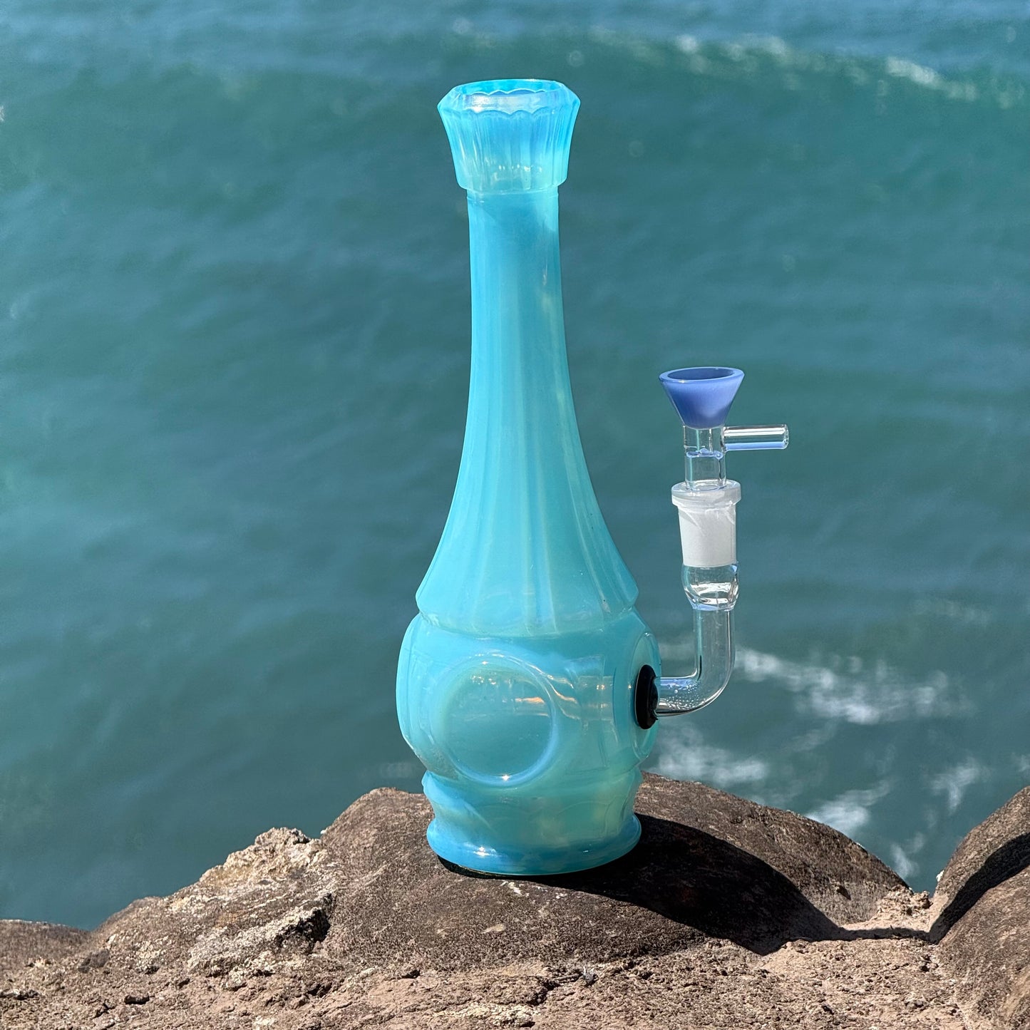 Vintage Vase Bong “Crystalline Opalescence”