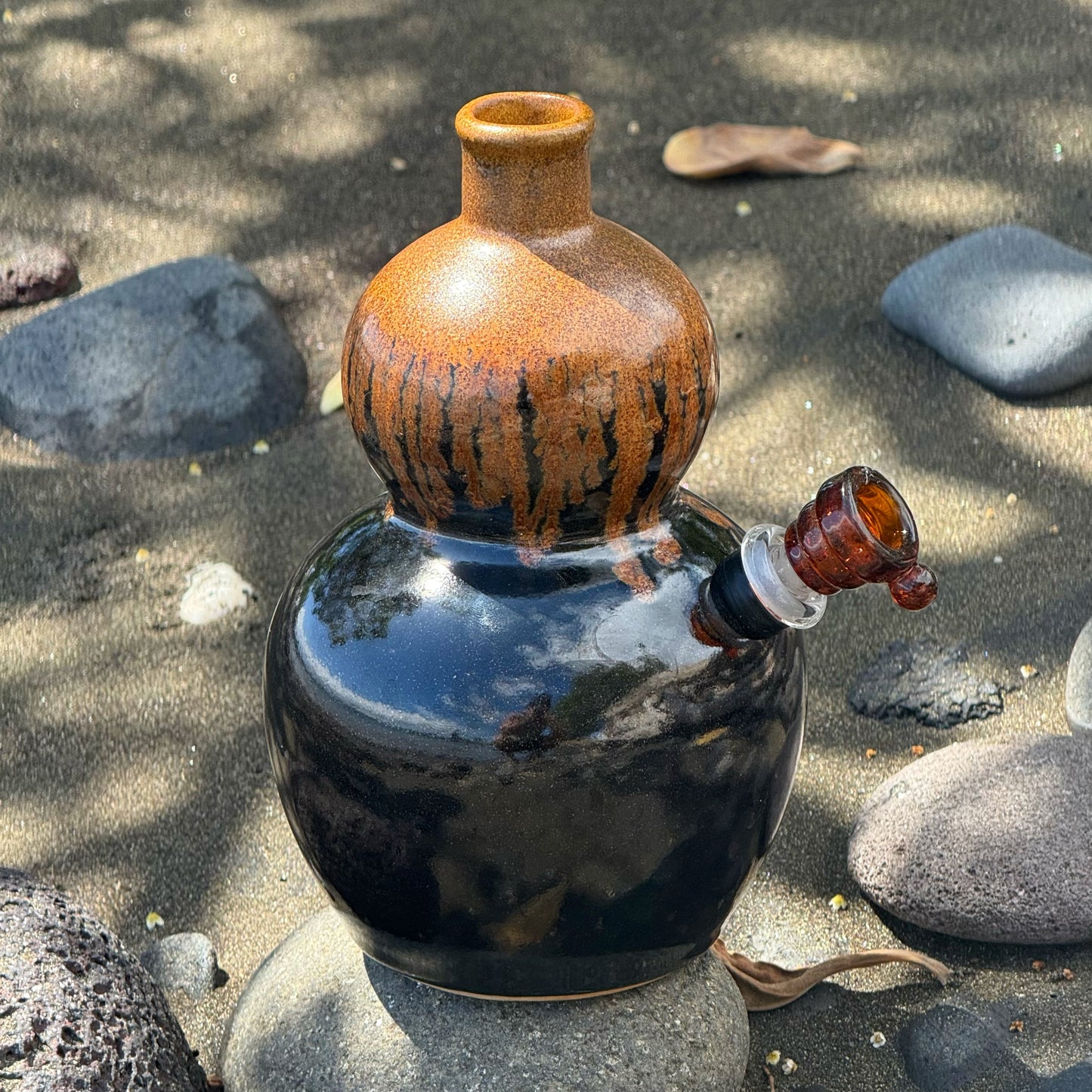 Vintage Ceramic Vase Bong “Mud Slide”