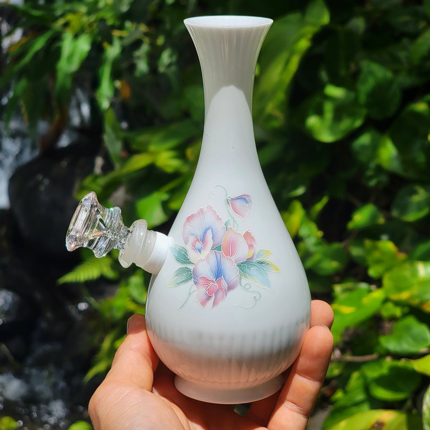 "Elegant Orchid" Vintage China Vase