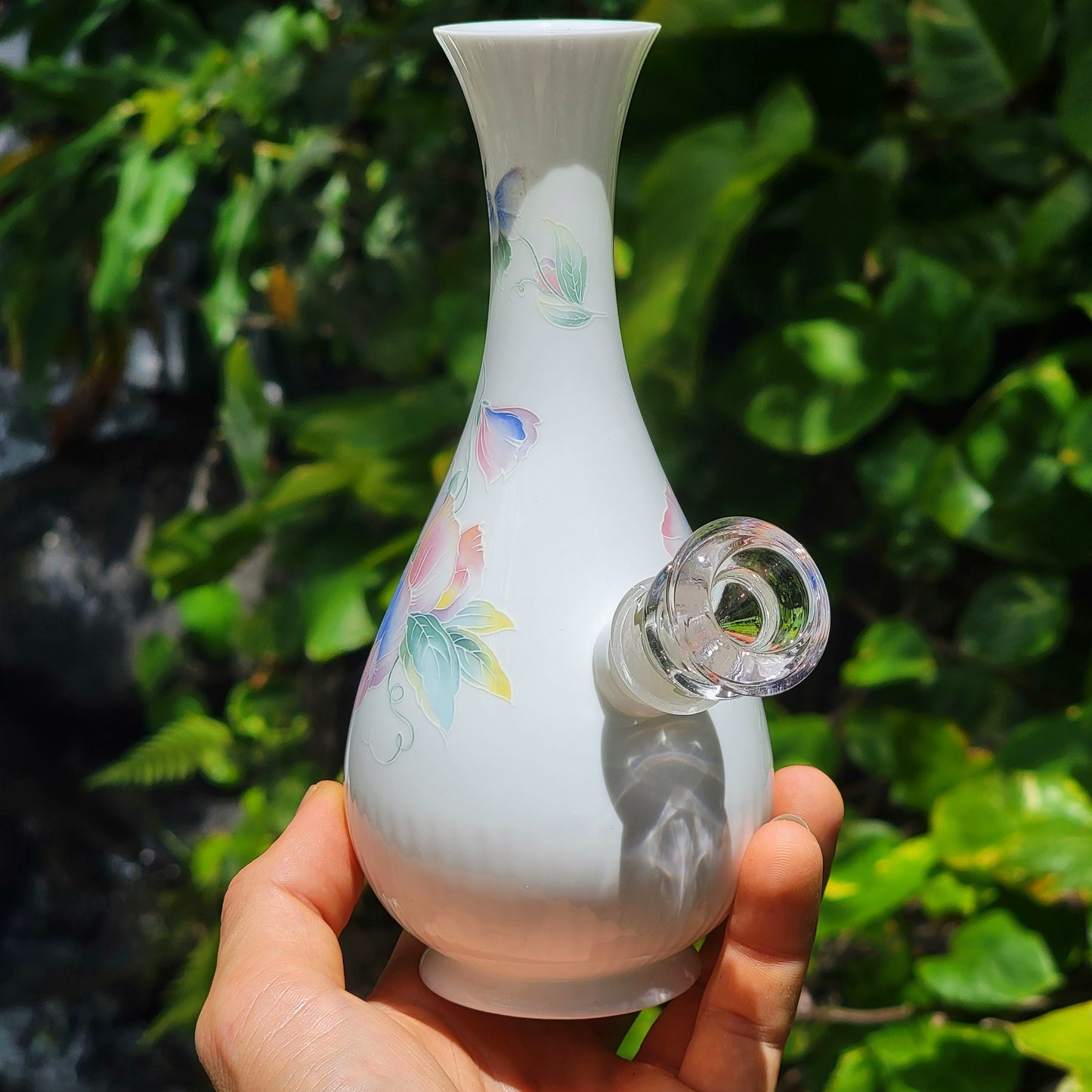 "Elegant Orchid" Vintage China Vase