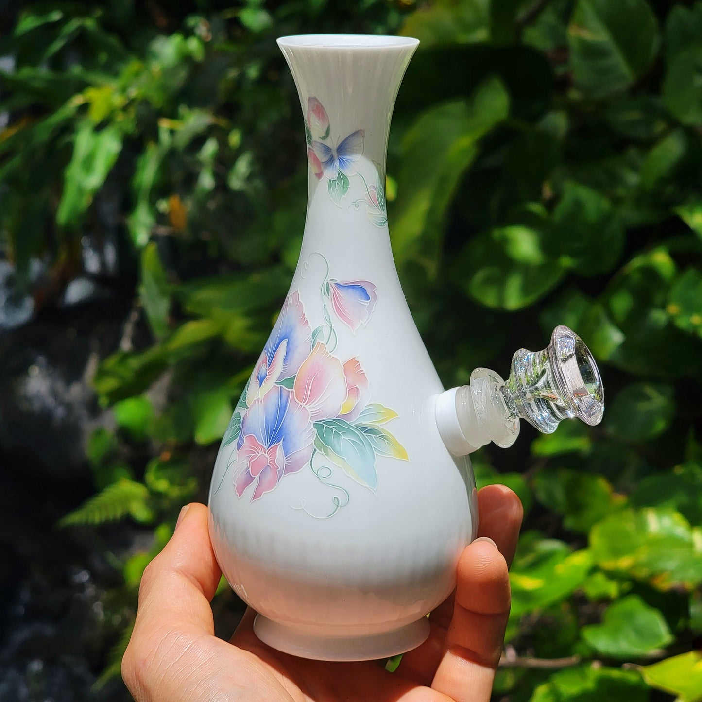 "Elegant Orchid" Vintage China Vase