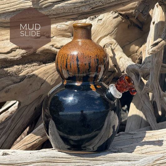 Vintage Ceramic Vase Bong “Mud Slide”