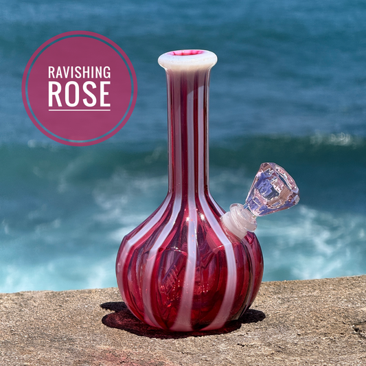 Vintage Vase Bong “Ravishing Rose”
