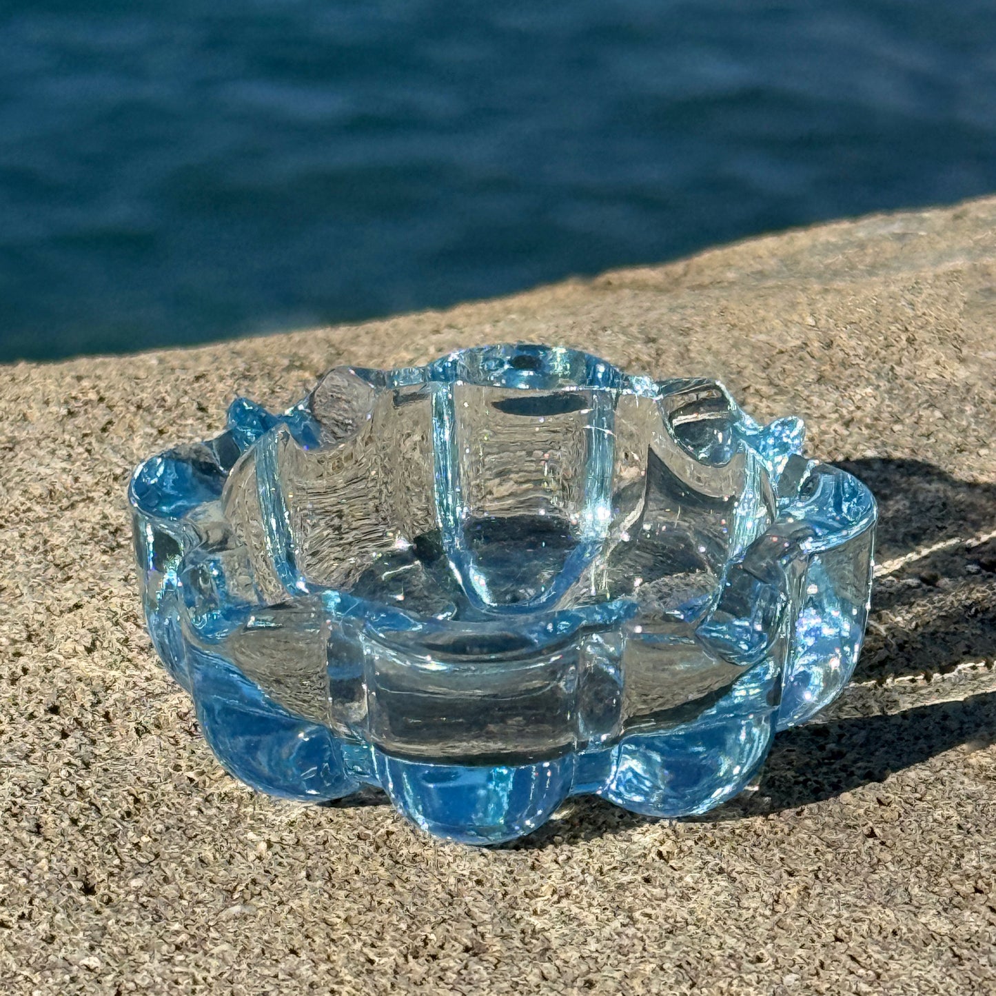 Vintage Glass Ashtray
