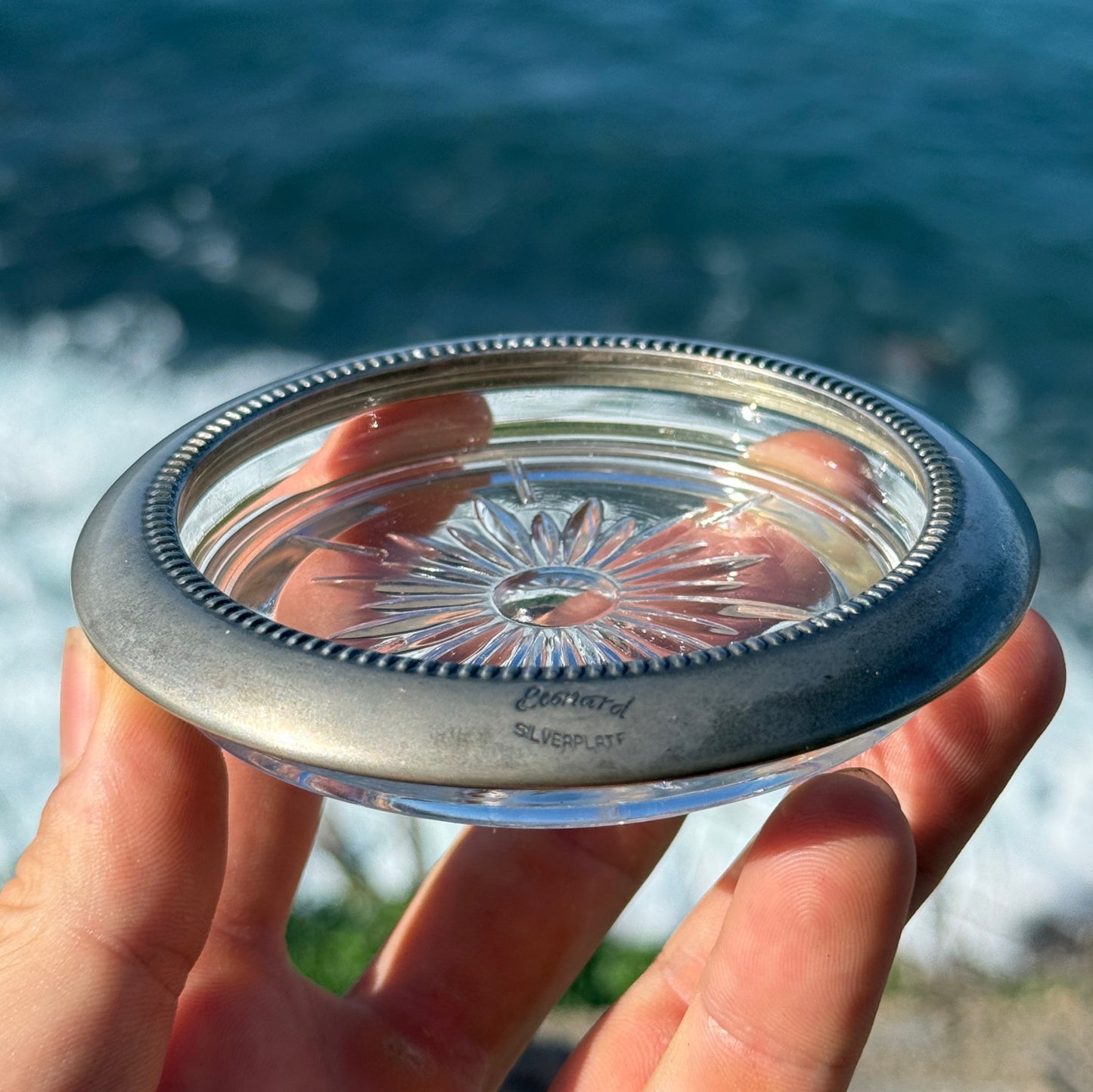 Vintage Glass Ashtray