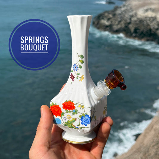 Vintage Ceramic Vase Bong “Springs Bouquet”