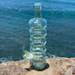 “Ribbed Turquoise” Upcycled Glass Bottle Bong
