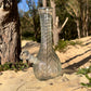 “Crystal Candescence” Vintage Upcycled Textured Glass Bong