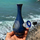 Vintage Ceramic Vase Bong “Cobalt Nautilus”