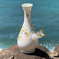 Vintage Ceramic Vase Bong “Orchid Bloom”