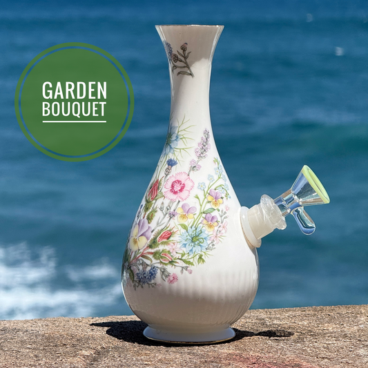 Vintage Ceramic Bong “Garden Bouquet”