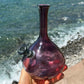 “Amethyst Drop” Vintage Upcycled Purple Glass Decanter Bong