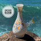 Vintage Ceramic Vase Bong “Orchid Bloom”