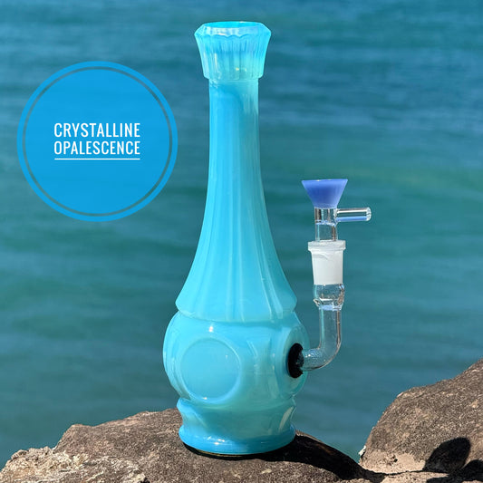Vintage Vase Bong “Crystalline Opalescence”