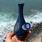 Vintage Ceramic Vase Bong “Cobalt Nautilus”