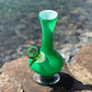 “Jade Drop” Vintage Handblown Glass Vase Bong