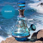 Vintage Decanter Bong “Aquamarine Luminescence”