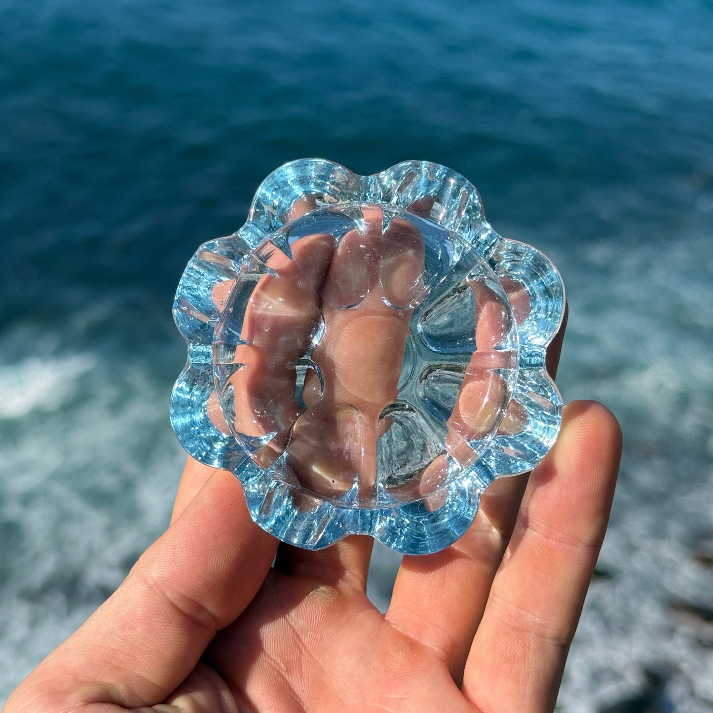 Vintage Glass Ashtray