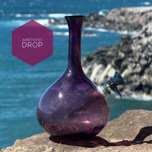 Vintage Decanter Bong “Amethyst Drop”
