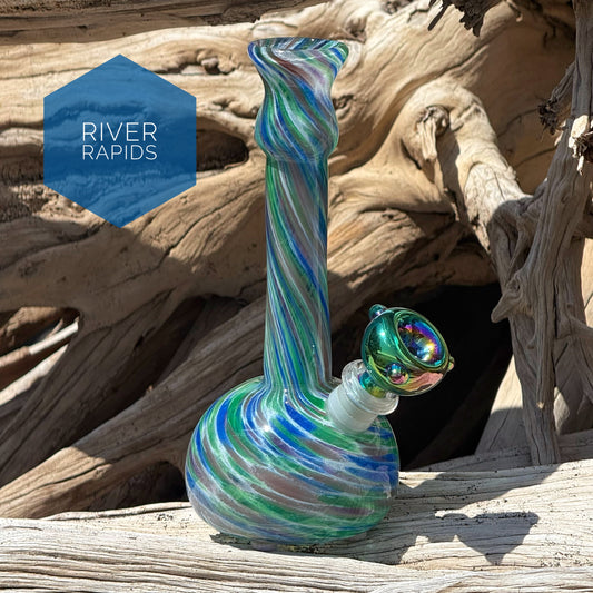 Vintage Glass Bong “River Rapids”