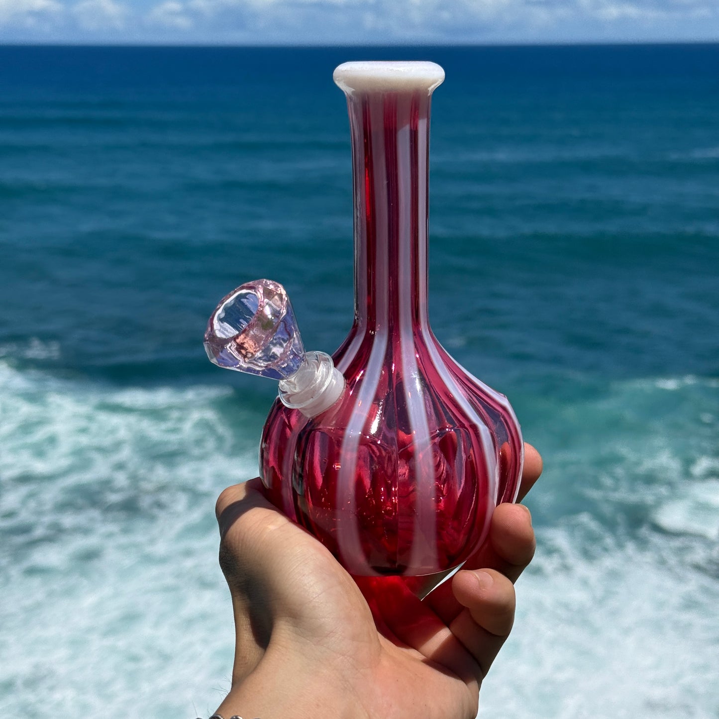Vintage Vase Bong “Ravishing Rose”