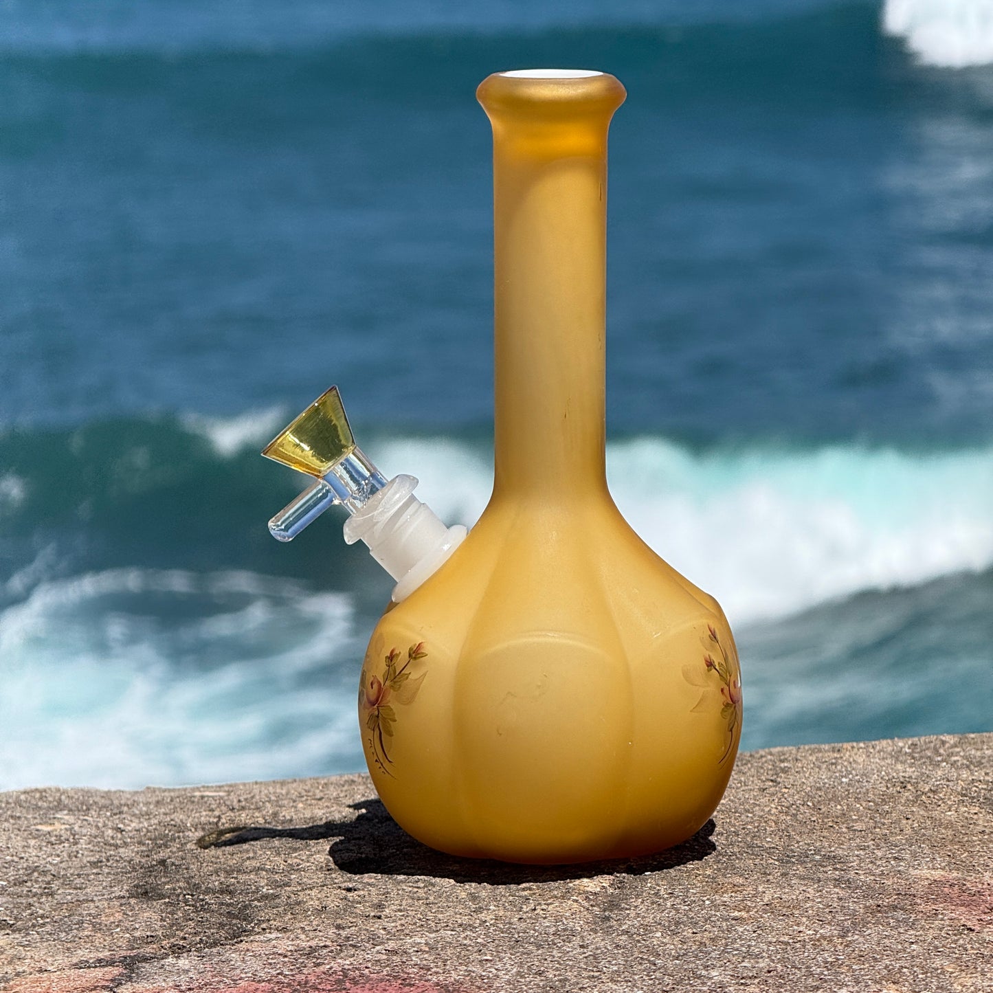 Vintage Vase Bong “Comforting Citrine”