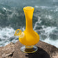 Vintage Yellow Glass Vase Bong “Daffodil Drop”