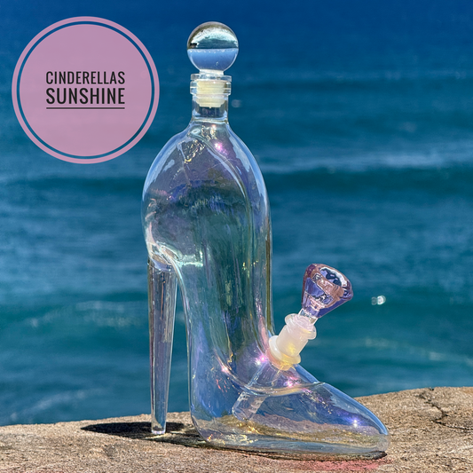 Glass Decanter Bong “Cinderellas Sunshine”