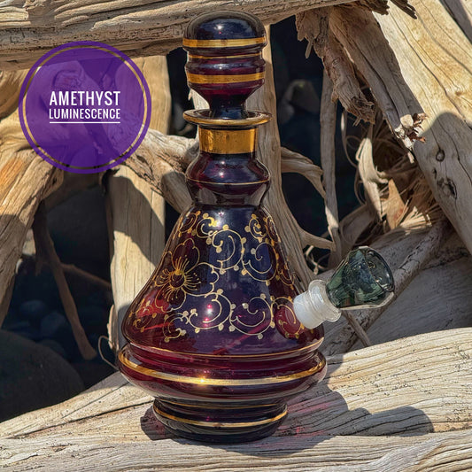 Vintage Decanter Bong “Ameythst Luminescence”