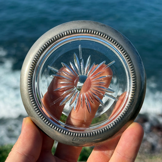 Vintage Glass Ashtray