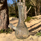 “Crystal Candescence” Vintage Upcycled Textured Glass Bong