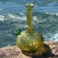 “Olivine Balloon” Upcycled Vintage Glass Balloon Decanter Bong