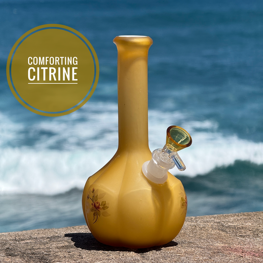 Vintage Vase Bong “Comforting Citrine”