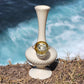"Ivory Elegance" Vintage Ceramic Vase Bong