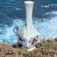 "Vivacious Violet" Ceramic Upcycled Vase Bong with Gilded Details