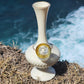 "Ivory Elegance" Vintage Ceramic Vase Bong
