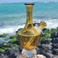 "Citrine Chalice" Vintage Upcycled Handblown Glass Vase Bong
